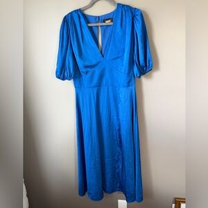 Alexia Admor Vibrant Blue Long Sleeve Dress designer like new size 10